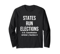 Los Estados organizan Elecciones Constitución Artículo I Derechos del votante Manga Larga