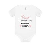 Los Eventos de la Tata. Body para regalar a Papá. Mi primer Amor (6-9 Meses)