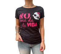 Los Eventos de la Tata - Camisetas Divertidas para Mujer - No me da la Vida- Camisetas Originales (FR/ES, Letras, M, Regular, Regular)
