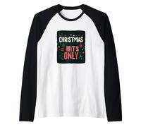 Los éxitos navideños geniales Solo Buscan días Festivos Camiseta Manga Raglan
