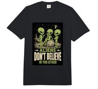 Los Extraterrestres no creen en ti ni un OVNI Alien Cosmic Sarcasmo Comfort Colors Adult Heavyweight T-Shirt