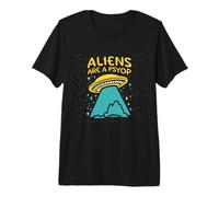 Los Extraterrestres Son un Psyop Divertido OVNI Desinformación Engaño Alien Meme Camiseta Premium