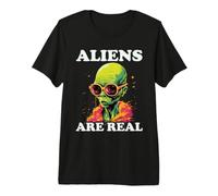Los Extraterrestres Son un Verdadero diseño Retro Extraterrestre Camiseta Premium