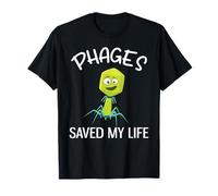 Los fagos me salvaron la Vida Bacteriófago Divertido Camiseta
