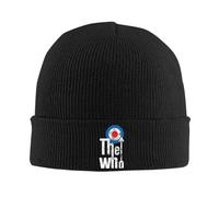 los Fans de la Banda de Rock de Who regalan Gorro de Punto para Mujeres Gorros de Otoño Invierno Sombreros Acrílicos Casuales