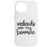 Los Fines de Semana Son mis Frases Divertidas favoritas del Viernes Carcasa para iPhone 14