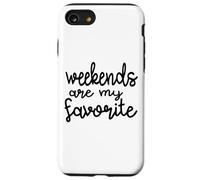 Los Fines de Semana Son mis Frases Divertidas favoritas del Viernes Carcasa para iPhone SE (2020) / 7/8