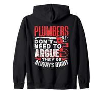 Los Fontaneros Tienen La Razón Fontanería Tubería Fontanero Sudadera con Capucha