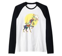 Los Fridos x FridaTM - Coyo Moon Deer Camiseta Manga Raglan