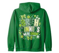Los ganadores de Green Field Day Team Bruh Visten a un Estudiante Maestro Verde Sudadera con Capucha