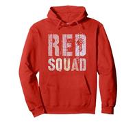 Los ganadores de Red Squad Usan Team Building Summer Club War Game Sudadera con Capucha