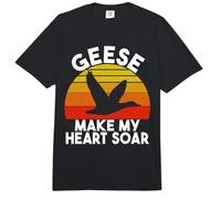 Los Gansos Hacen Que mi corazón se Eleve Ganso Comfort Colors Adult Heavyweight T-Shirt