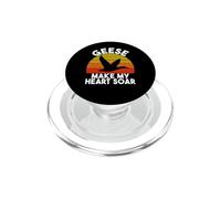 Los Gansos Hacen Que mi corazón se Eleve Ganso PopSockets PopGrip para MagSafe