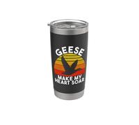 Los gansos hacen que mi corazón se eleve ganso Vaso térmico de acero inoxidable de doble pared