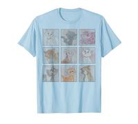 Los gatos de Disney se empaquetan Camiseta, Hombre, Azul Bebé, L