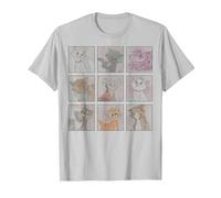 Los gatos de Disney se empaquetan Camiseta, Hombre, Plata, S