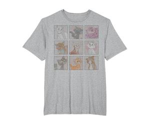 Los gatos de Disney se empaquetan Camiseta, Hombre tallas grandes, Gris Jaspeado, 2X Alto