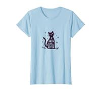 Los Gatos Hacen Que Todo Sea Mejor Amante caprichoso de Las Mascotas Camiseta, Mujer, Azul Bebé, XS