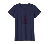 Los Gatos Hacen Que Todo Sea Mejor Amante caprichoso de Las Mascotas Camiseta, Mujer, Azul Marino, 3XL