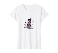 Los Gatos Hacen Que Todo Sea Mejor Amante caprichoso de Las Mascotas Camiseta, Mujer, Blanco, M