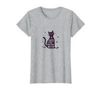 Los Gatos Hacen Que Todo Sea Mejor Amante caprichoso de Las Mascotas Camiseta, Mujer, Gris Jaspeado, 3XL