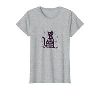 Los Gatos Hacen Que Todo Sea Mejor Amante caprichoso de Las Mascotas Camiseta, Mujer, Gris Jaspeado, XXL