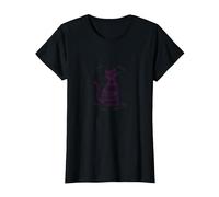 Los Gatos Hacen Que Todo Sea Mejor Amante caprichoso de Las Mascotas Camiseta, Mujer, Negro, M