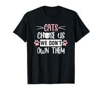 Los Gatos Nos eligieron, no los poseemos. Camiseta