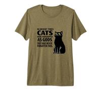 Los Gatos Nunca olvidaron Que Eran Dioses Camiseta Premium