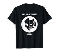 Los Gatos Son mis alienígenas Favoritos (gráfico) Camiseta