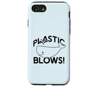 Los Golpes de plástico protegen a Las Ballenas Vida Marina Reducir Reciclar Meme Carcasa para iPhone SE (2020) / 7/8