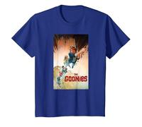 Los Goonies Colgando De Los Niños Estalactitas Camiseta, Niños, Azul Real, 10 años