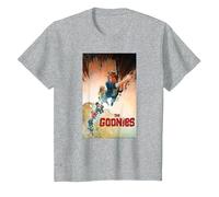 Los Goonies Colgando De Los Niños Estalactitas Camiseta, Niños, Gris Jaspeado, 12 años