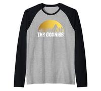 Los Goonies Movie Logo Friends Character Art, clásico de los 80 y 90 Camiseta Manga Raglan
