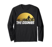 Los Goonies Movie Logo Friends Character Art, clásico de los 80 y 90 Manga Larga