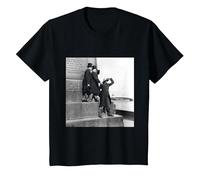 Los Goons Peter Sellers Harry Secombe & Spike Milligan 1957 Camiseta, Niños, Negro, 2 años