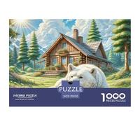 Los Grandes Pirineos Adultos 1000 Tabletas, Puzzle Único Multicolor, Regalos Navideños para Niñas/niños, A Partir De 14 Años 70x50cm/1000pcs