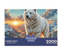 Los Grandes Pirineos Puzzle 1000 Piezas Pasatiempo Creativo Clásicos Regalos Decoración del Rompecabezas Desafiante Noches De Juegos Adultos Y Niños A Partir De 12 Años 38x26cm/1000pcs