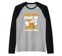 Los guepardos me Hacen Feliz, tú no Eres Tan Gracioso, Guepardo Camiseta Manga Raglan