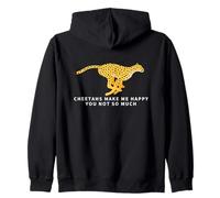 Los guepardos me Hacen Feliz, tú no Eres Tan Gracioso, Guepardo Sudadera con Capucha