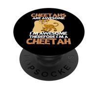 Los guepardos Son increíbles, Soy Impresionante, Soy un Guepardo Divertido PopSockets PopGrip Adhesivo