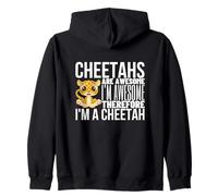 Los guepardos Son increíbles, Soy Impresionante, Soy un Guepardo Divertido Sudadera con Capucha