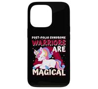 Los guerreros son mágicos unicornio de concienciación sobre el síndrome de polio Carcasa para iPhone 13 Pro