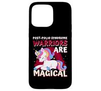 Los guerreros son mágicos unicornio de concienciación sobre el síndrome de polio Carcasa para iPhone 15 Pro Max