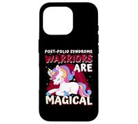 Los guerreros son mágicos unicornio de concienciación sobre el síndrome de polio Carcasa para iPhone 16 Pro