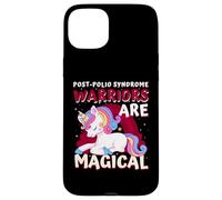 Los guerreros son mágicos unicornio de concienciación sobre el síndrome de polio Carcasa para iPhone 15 Plus