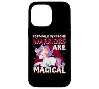 Los guerreros son mágicos unicornio de concienciación sobre el síndrome de polio Carcasa para iPhone 14 Pro Max