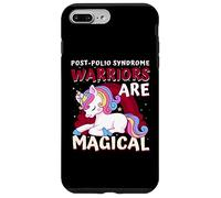 Los guerreros son mágicos unicornio de concienciación sobre el síndrome de polio Carcasa para iPhone 7 Plus/8 Plus