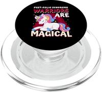 Los guerreros son mágicos unicornio de concienciación sobre el síndrome de polio PopSockets PopGrip para MagSafe