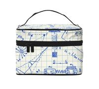 Los Guisantes Verdes se Van de Color azulBolsa de Maquillaje, Bolsa de Cosméticos Portátil para Mujer-Organizador de Cosméticos de Viaje, Regalo para Momentos Especiales